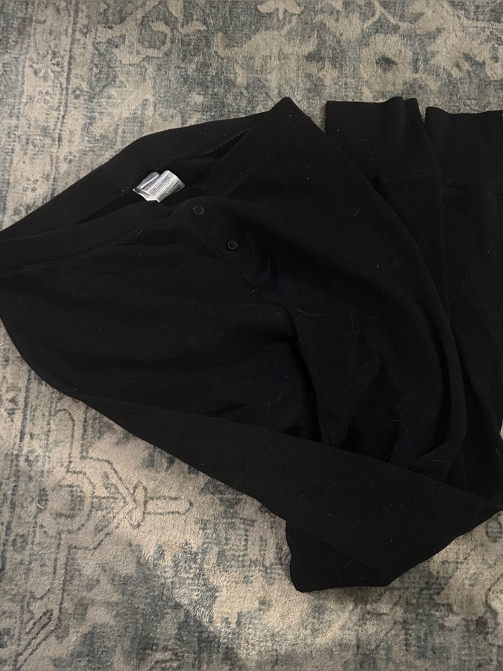 Old Navy Black Thermal Pajama Pants